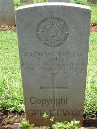 Dar Es Salaam War Cemetery - Vinter, M